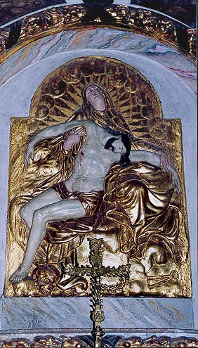 retable Pieta cathedrale d' Auch