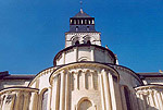 chevet de l'abbatiale romane de Fontevraud