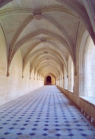 galerie gothique du Grand Moutier de Fontevraud