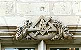 embleme franc macon Chinon