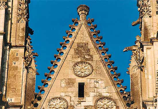 gable cathedrale St Gatien Tours